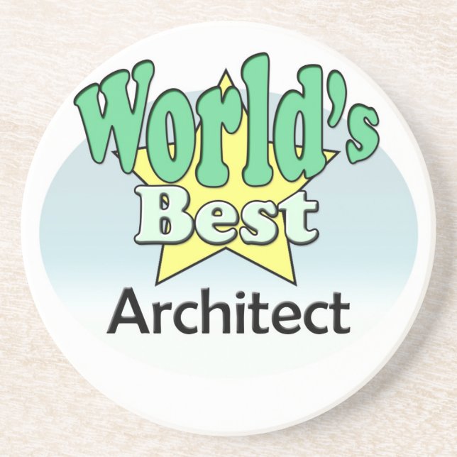 Posavasos El mejor arquitecto del mundo (Frente)