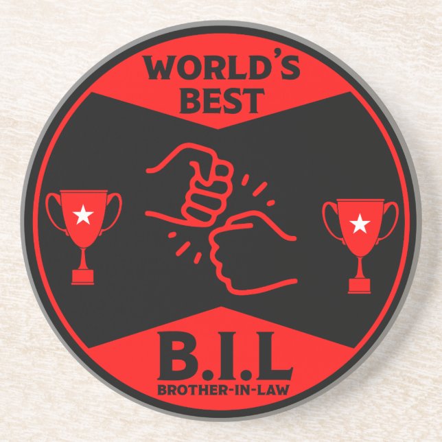 Posavasos El mejor cuñado (Frente)