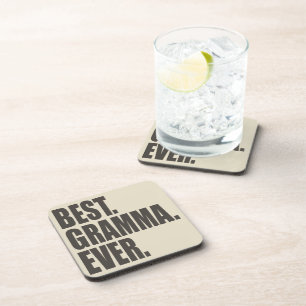 Posavasos El mejor. Gramma. Nunca