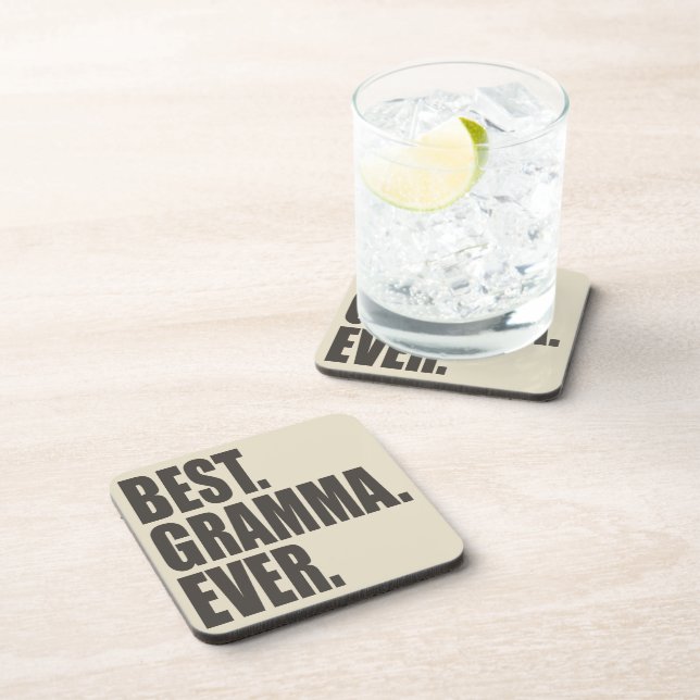 Posavasos El mejor. Gramma. Nunca (Lado Derecho)