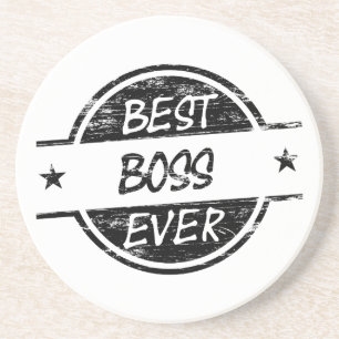 Posavasos El mejor negro de Boss nunca