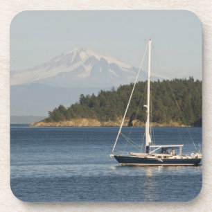 Posavasos El monte Baker domina el paisaje