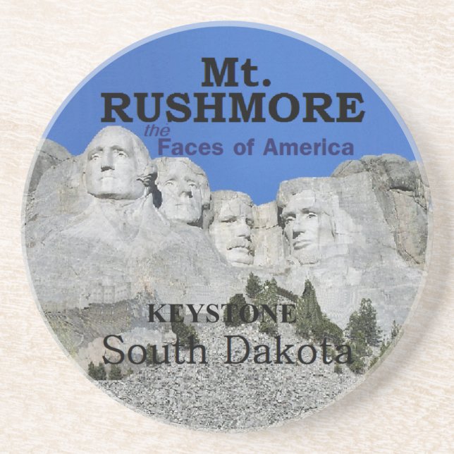Posavasos El monte Rushmore (Frente)