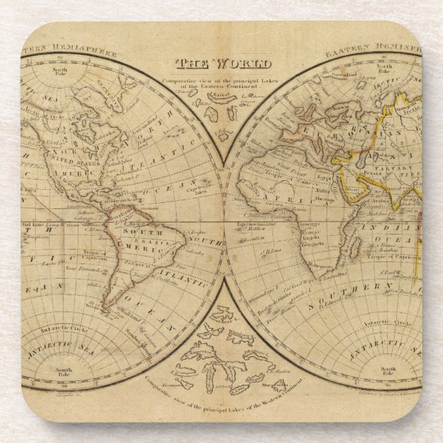 Posavasos El mundo 3 (Frente)