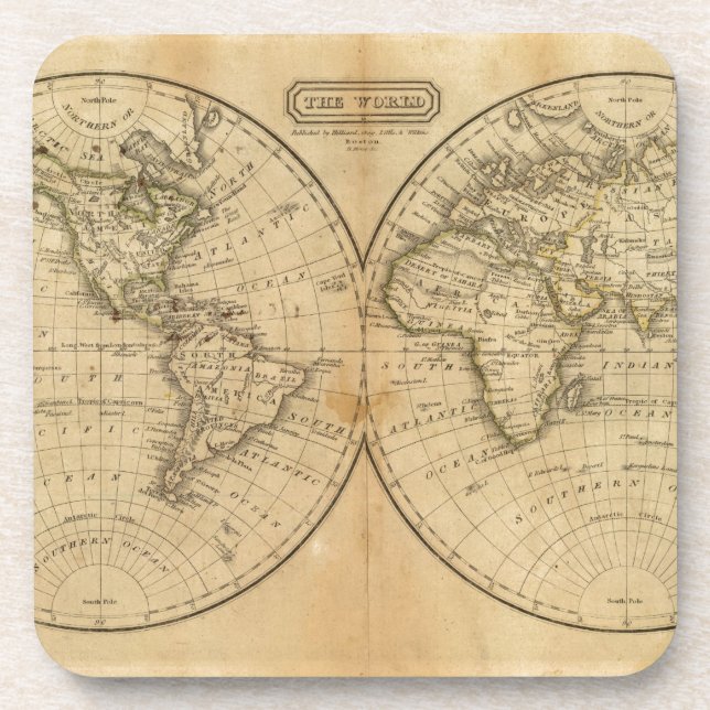 Posavasos El mundo 3 (Frente)