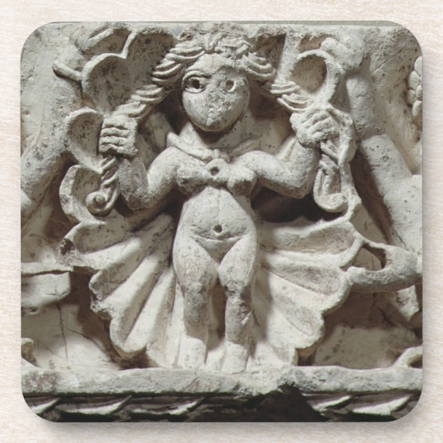 Posavasos El nacimiento de Venus (piedra caliza) (Frente)