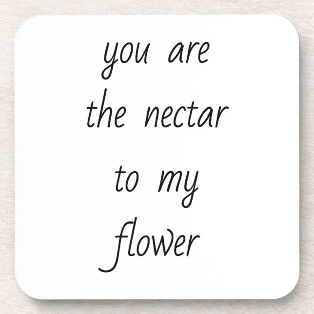 Posavasos El Néctar A Mi Flor La Durísima Escaparate Plástic (Frente)