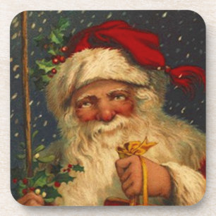 Posavasos El nevar de Santa del navidad del arbolado del