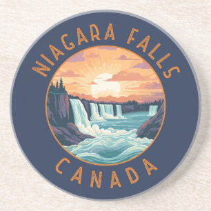 Posavasos El Niagara cae en un círculo de angustia retro en