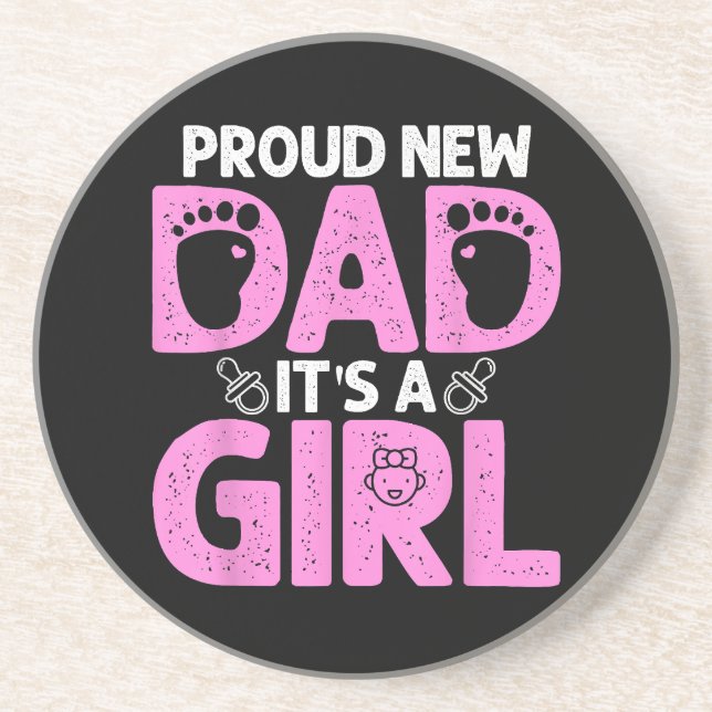 Posavasos El nuevo regalo de papá divertido para hombres es  (Frente)