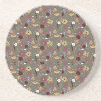 Posavasos El origen floral del abrave del otoño