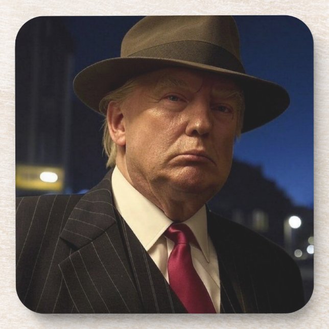 Posavasos El padrino de América Don J. Trump (Frente)