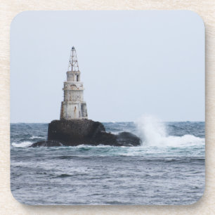 Posavasos El paisaje marino con faro