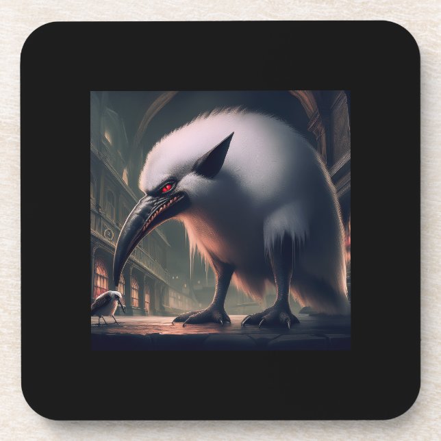 Posavasos El pájaro malo se volvió salvaje (Frente)