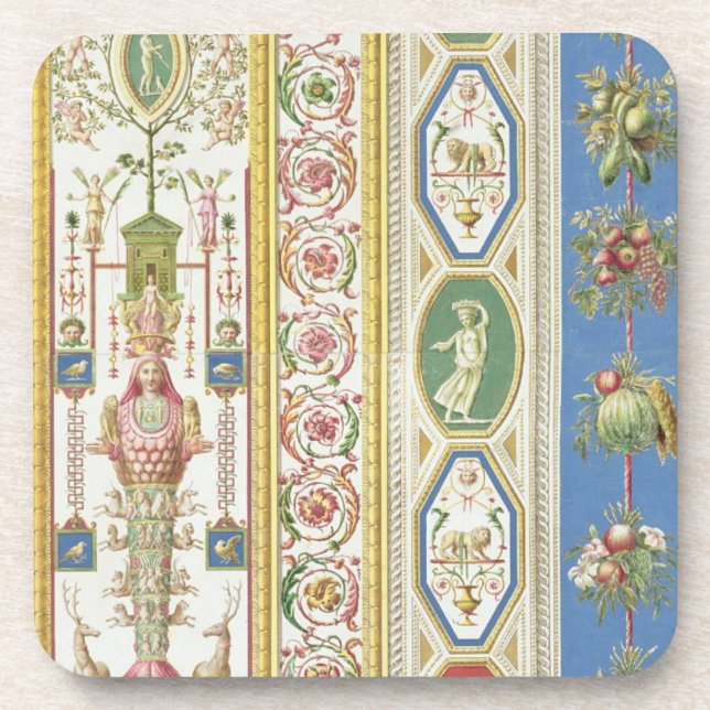 Posavasos El panel de la logia de Raphael en el Vatican, (Frente)