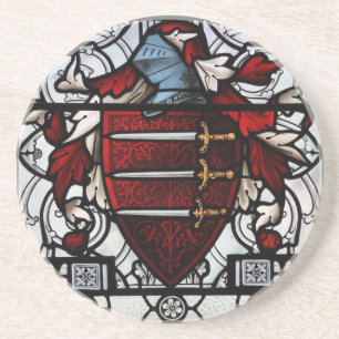 Posavasos El panel medieval del vitral