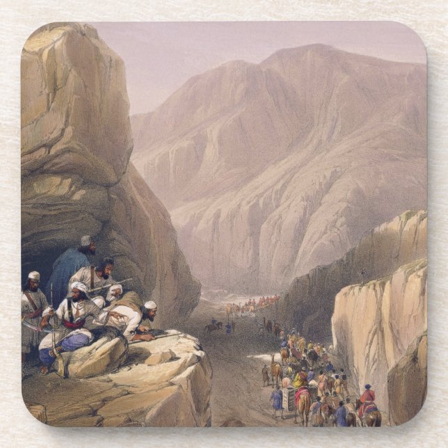 Posavasos El paso salvaje de Siri-Kajoor, de 'bosquejos en (Frente)