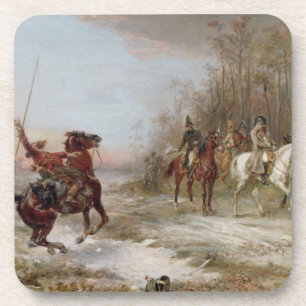 Posavasos El peligro de Napoleon en el Brienne-le-Castillo