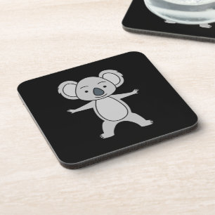 Posavasos El Pequeño Koala Con Una Sonrisa De Pie