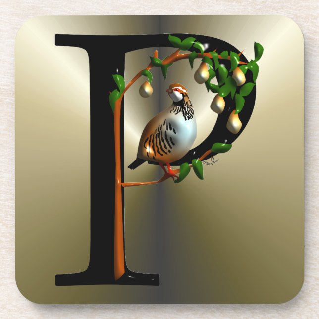 Posavasos El perdiz en un árbol perverso (Frente)