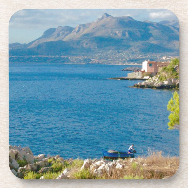 Posavasos El pescador siciliano (Frente)