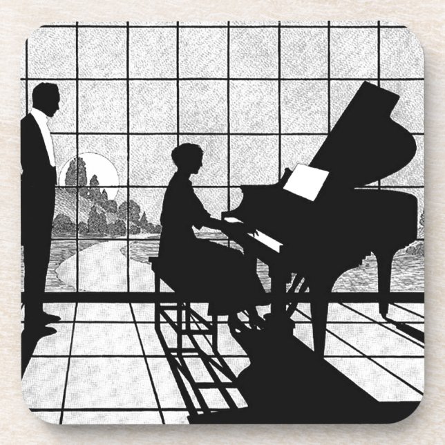 Posavasos El Pianista (Frente)
