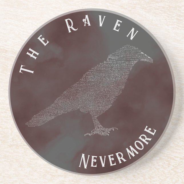 Posavasos El poema de Raven (Frente)