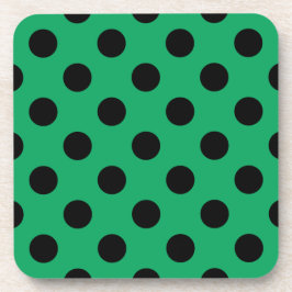 Posavasos El polka negro se pone en verde fresco
