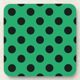 Posavasos El polka negro se pone en verde fresco