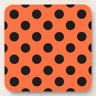 Posavasos El polka negro se pone sobre el naranja