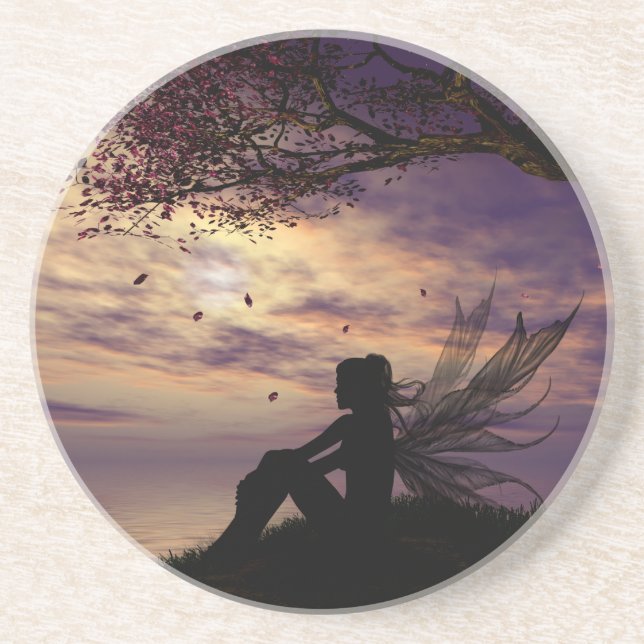 Posavasos El práctico de costa de la hada del soñador (Frente)