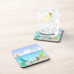 Posavasos El práctico de costa de relajación de la bebida