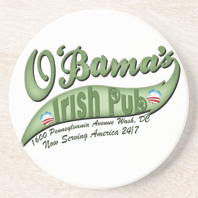 Posavasos El pub irlandés de O'bama (Frente)