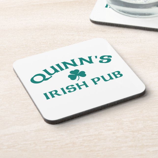 Posavasos El pub irlandés de Quinn (Lado Izquierdo)