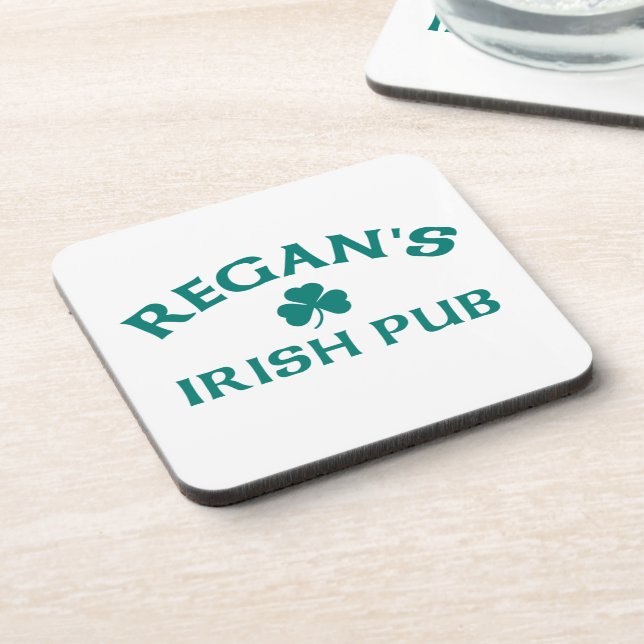 Posavasos El pub irlandés de Regan (Lado Izquierdo)
