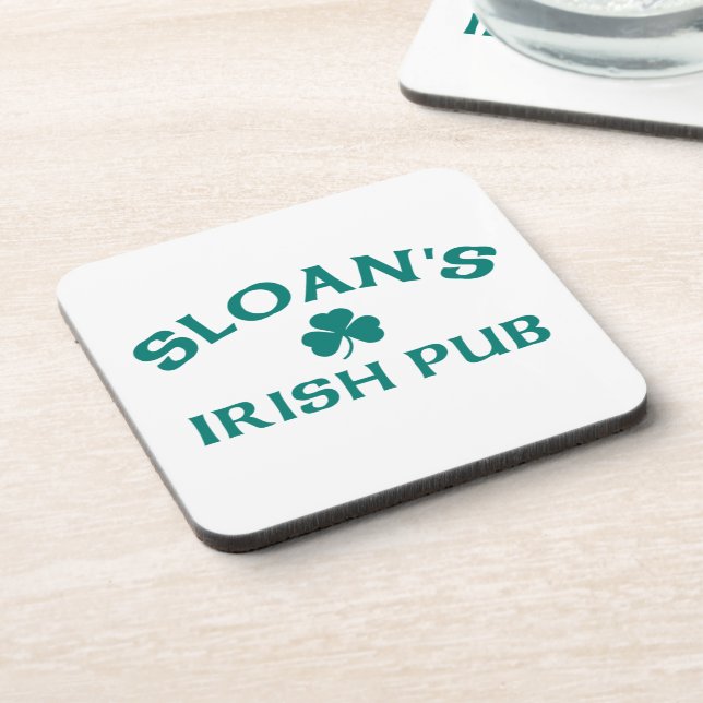 Posavasos El pub irlandés de Sloan (Lado Izquierdo)