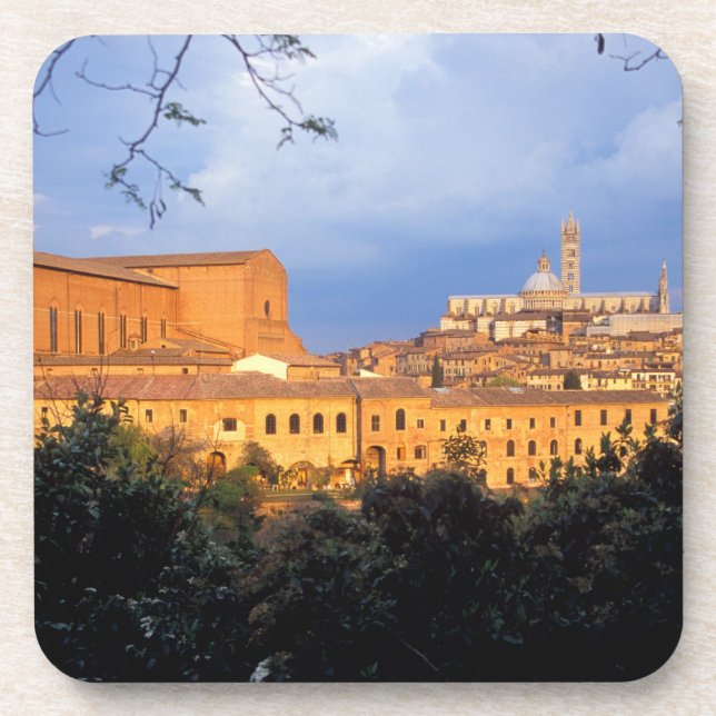 Posavasos El pueblo toscano de Sienna, Italia. (Frente)