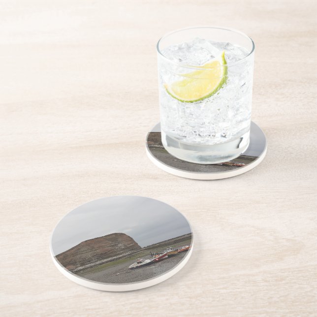 Posavasos El puerto de Staithes. (Lado)