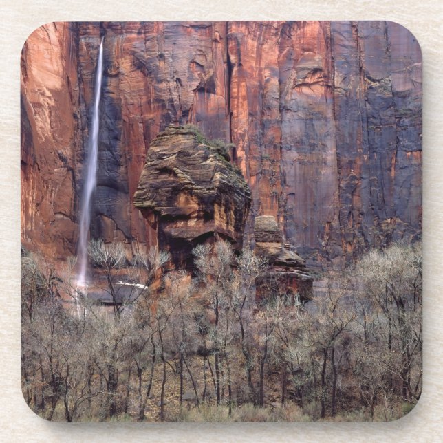 Posavasos El Púlpito y cascada efímera (Frente)