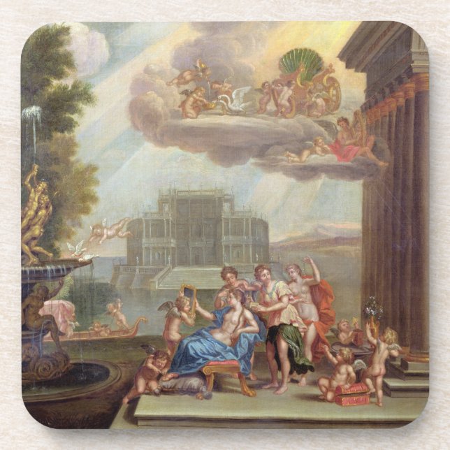 Posavasos El retrete de Venus, siglo XVIII (Frente)