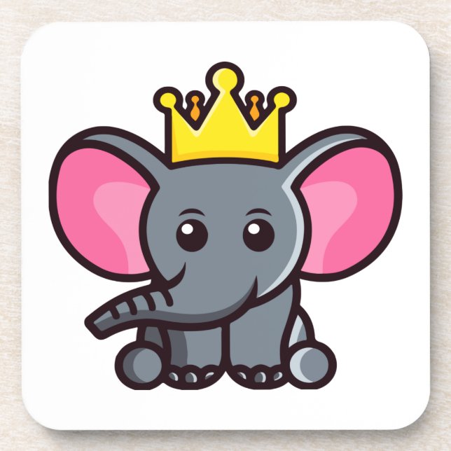 Posavasos El rey elefante (Frente)