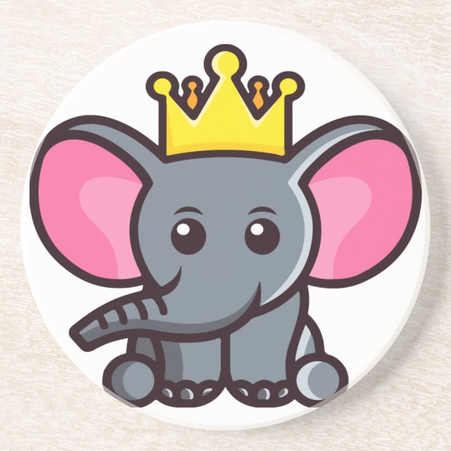 Posavasos El rey elefante (Frente)