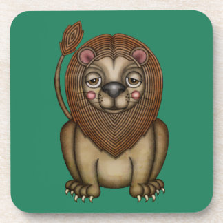 Posavasos El Rey lindo del león de las bestias