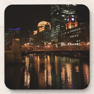 Posavasos El río Chicago