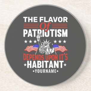 Posavasos El sabor del patriotismo depende de su hábitat