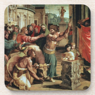 Posavasos El sacrificio en Lystra (dibujo animado para el