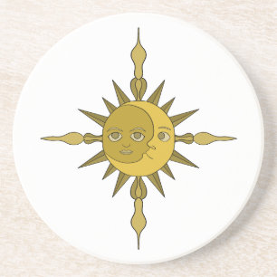 Posavasos El sol y la luna