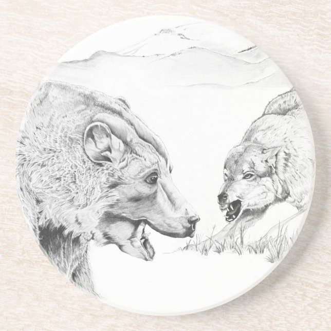 Posavasos El stand-off - Las Casas de Arena (Frente)