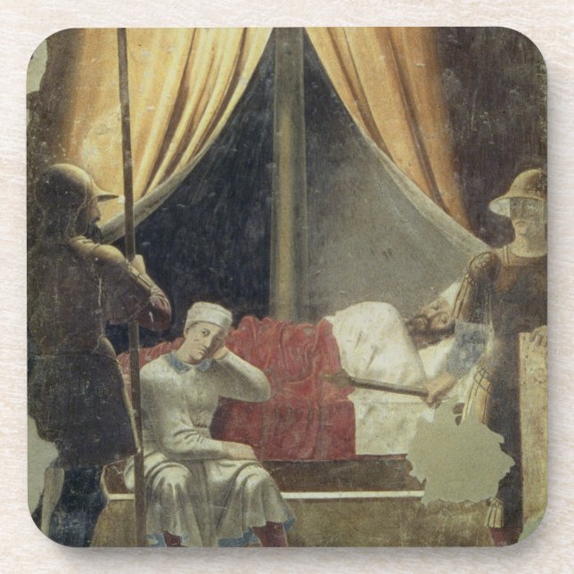 Posavasos El sueño de Constantina, de la leyenda del T (Frente)