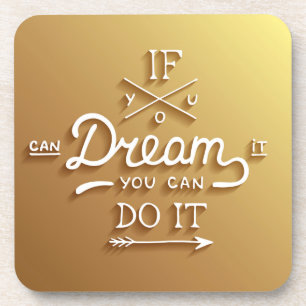 Posavasos El sueño inspira motiva